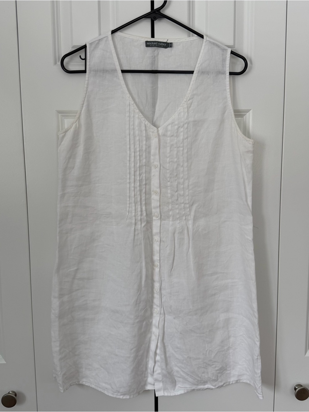 Michael Ridley Australia Linen Mini Dress